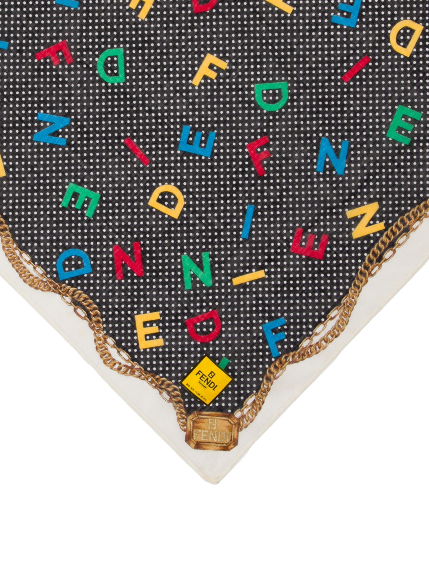 Fendi Silk Printed Scarf